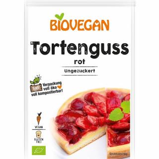 Gelatina vegana rosie FARA GLUTEN bio Biovegan, 2x7g