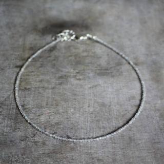 Colier argint cu labradorit 2,5 mm, lungime 45 +2 cm