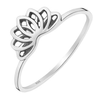 Inel argint - Simbol Floare de Lotus
