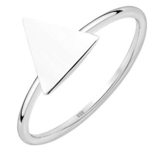 Inel argint - simbol triunghi