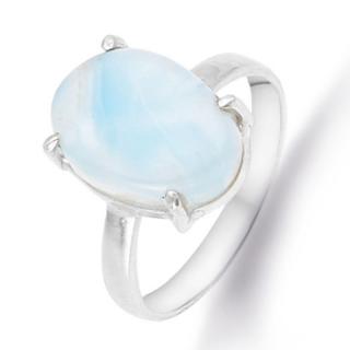 Inel de argint cu larimar