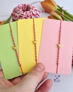 Bratara martisor cu fluture de hematit si margele Miyuki