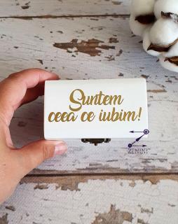 Cutiuta verighete Suntem ceea ce iubim