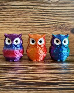 Figurina bufnita printata 3D