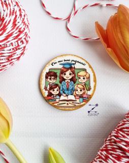 Martisor brosa Cea mai buna profesoara