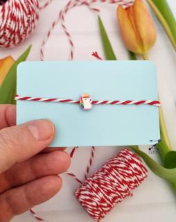 Martisor pentru copii: bratara cu unicorn