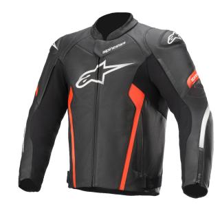 Geaca de piele Alpinestars FASTER V2, Rosu 50