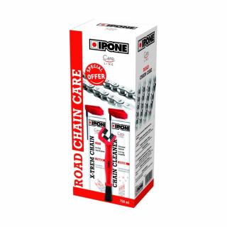 SET INTRETINERE LANT ROAD (SPRAY CURATAT 750ML+SPRAY LUBRIFIAT 750ML+PERIE) IPONE