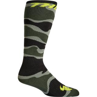 Sosete THOR MX Camo, Verde, 10-13