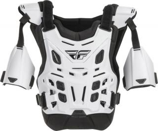 Armura moto Fly Racing Revel Offroad Ce , culoarea alb, Marimea OS