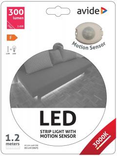 Banda LED cu senzor 3.6 W 3000 K Single pentru pat