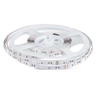 Banda LED SMD5050 24V 60LED m 6400K IP20 - 5 Metri