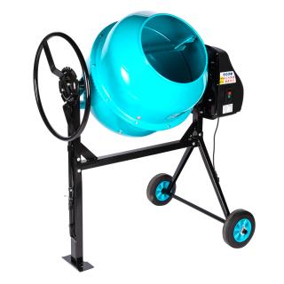 Betoniera Detoolz 180L, 1000W, cu roti si coroana din fonta