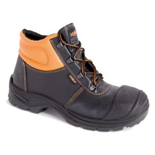 Bocanci de piele Demar, clasa protectie S2SRC, bombeu metalic rezistent la soc, proprietati antiderapante, negru galben