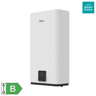 Boiler electric 93 l Midea Flat D100-20ED6, 2000 W, vertical orizontal, 2 rezervoare, alb