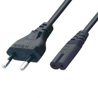 Cablu de alimentare 1.5m, negru, curent 2.5A, putere 500W, tensiune 250V