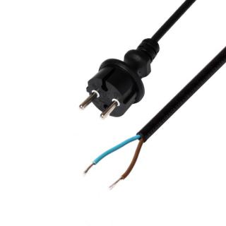 Cablu de alimentare 3m, mufa de conectare IP44, cauciuc, 2300W, 10A, capat zincat