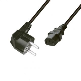 Cablu de alimentare Pc, lungime 2m, protectie contact, 1380W, tensiune 250V, conector 3 poli