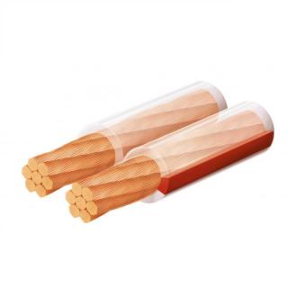 Cablu pentru difuzoare, 2x6 mm, 25m rola, aluminiu cuprat, transparent, fir primar 0.15mm