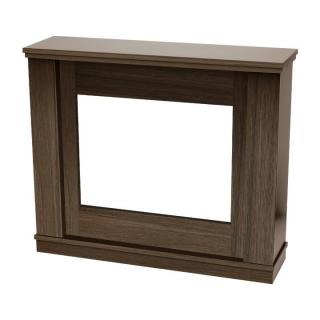Cadru Calgary pentru insertie semineu, admiral nuc, pal melaminat, dimensiune 96,5 x 76,5 x 27,5 cm