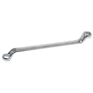 Cheie inelara cotita Proline, material forjat, suprafata finisata, crom-vanadiu, 18x19mm
