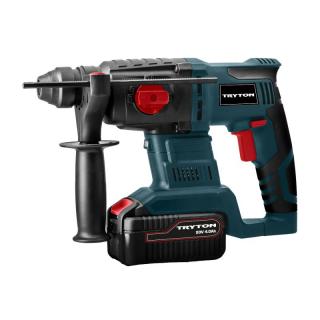 Ciocan rotopercutor cu acumulator Li-Ion Tryton, mandrina SDS+. 20V, 2 viteze, 1850 Rpm, 2J