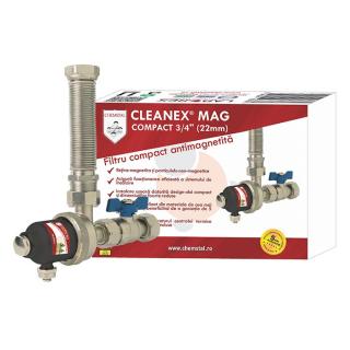 CLEANEX MAG COMPACT 3 4   (22mm) - Filtru antimagnetita compact pentru instalatia termica