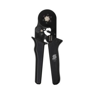 Cleste de presat manson de capat, sertizare hexagonala, reglare automata a dimensiunii mansonului, 175mm, 400g
