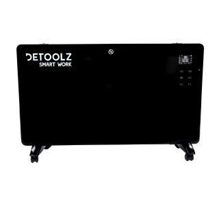 Convector electric 1000W 2000W, negru , temporizator digital 24 7 , protectie anti-inghet