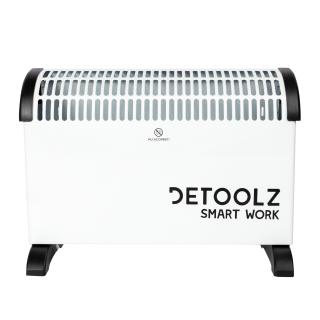 Convector electric Detoolz, 2000W, 3 trepte de putere, cu termostat reglabil