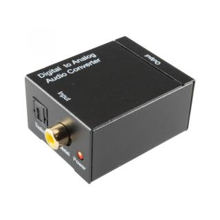 Convertor audio digital-analog, cu cablu optic 51 x 26 x 41 mm
