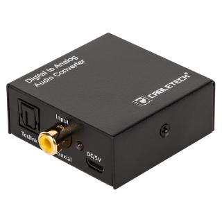 Convertor semnal audio digital la analog, port micro Usb, sursa de alimentare 5V, 1A