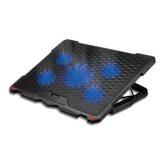 Cooling Pad Laptop cu 5 Ventilatoare si 2 USB Platinet