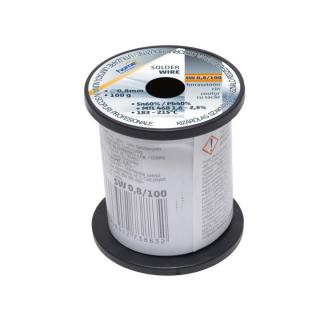 Cositor cu sacaz 0,8 mm, 100 g, utilizare doar in scopuri profesionale