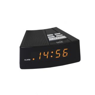 Desteptator digital Led Home, ecran Lcd galben chihlimbar, plastic, functie de repetare alarma, 115 x 45 x 95 mm