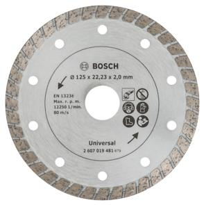 Disc de taiere diamantat BOSCH Turbo, O 125 mm ,grosime 2 mm