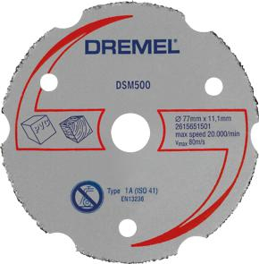 Disc de taiere multifunctional cu carbura BOSCH DREMEL DSM20 ,D 20mm