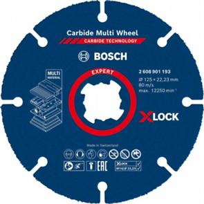 Disc de taiere X-LOCK EXPERT Carbide Multi Wheel, 125 mm, 22,23 mm