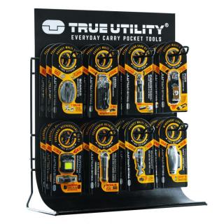 Display cu 8 carlige pentru produse True Utility, latime 402 mm, adancime 195 mm, inaltime 485 mm