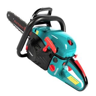 Drujba pe benzina 52cc 2.9CP cu pornire usoara si 2 lame 2 lanturi