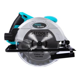 Fierastrau electric circular de mana 1500W, 185mm, 5500 rot min, 240 V, albastru