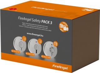 Fireangel Safety pack 3 - pachet economic de alarma pentru detectarea fumului si a caldurii