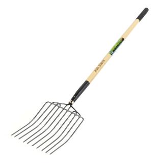 Furca gunoi grajd, 10 dinti, maner lemn, 1600mm, Micul Fermier