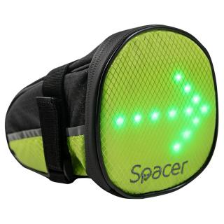 Geanta pentru bicicleta cu semnalizare LED - Spacer (model SPBB-LEDSign)