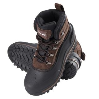 Ghete Lahti Pro, piele sintetica, talpa TPD de inalta calitate, potrivite pentru temperaturi scazute, negru maro
