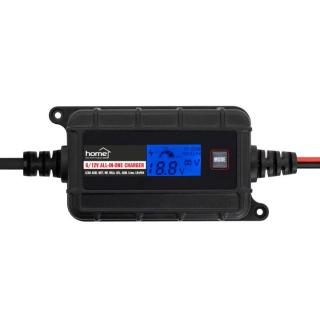 Incarcator de acumulator Smart, ecran Lcd cu voltmetru, 2A, protectie impotriva supraincalzirii