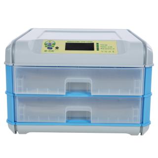 Incubator electric cu capacitate de 128 de oua, dispus pe 2 etaje, alimentat la 220V 12V