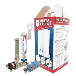 INSTAL EXPERT - Pachet complet pentru protectia instalatiei termice (filtru antimagnetita + anticalcar + neutralizator de condens )