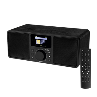 Internet radio 5 in 1 negru cu telecomanda inclusa 295 x 120 x 160 mm