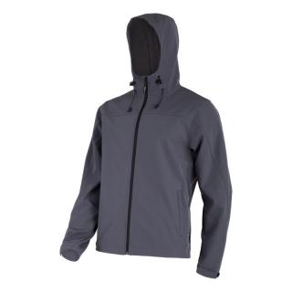 Jacheta elastica cu gluga Lahti Pro, material impermeabil si anti scamosare, gri